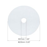 범용 배기 6개 흰색 235x37mm 면 건조기 교체 필터, 의류 팩 필터 : 경성분서4