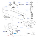 랜드로버 RR 스포츠용 헤드램프 워셔 펌프 모터 DMC500020 : ARISOO