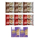조정애 만두명인 떡만두국 12팩(고기떡만두국 6+김치떡만두국 6+고기잎새만두 2) : FORURIUM