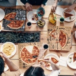 신문용지 신문 인쇄물 방지 샌드위치 포장 200 정사각형 브라운 블랙 화이트 : 호팡나인틴