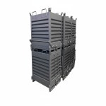 암롤 박스 턴오버 산업용 H1 문이 절단 폐목재 파란색 상자 : 미리내쇼핑샵