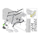 11537592085 X3 F25 28iX 호스 온도 조절기 냉각수 펌프 : GARAMSLGI