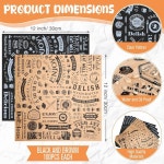 신문용지 신문 인쇄물 방지 샌드위치 포장 200 정사각형 브라운 블랙 화이트 : 호팡나인틴