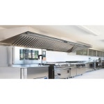 스틸 - 소로 범위 후드용 필터 레스토랑 후드 x 배기 상업용 스테인리스 배플 h 에센셜 w 그리스 16인치 25인치 주방 20 W x 16 H : 경선분서5