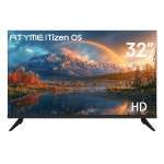 ATYME 32인치 720p HD LED TV 스마트 삼성 플러스, 넷플릭스, 게이밍 허브, 티젠 OS, 플랫 스크린 1 USB 3 HDMI 1 VGA ARC 듀얼 채널 8W... 