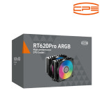 PCCOOLER CPU 쿨러 CPS RT620 PRO ARGB 카본스틸 블랙 : 가람이노베이션