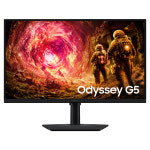 삼성 게이밍 모니터 오디세이 G5 고해상도 QHD IPS 180Hz 콘솔 68~69cm(27인치), 블랙 : 삼성공식파트너 오제앤에스