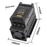 산업 자동화를 위한 RS-485 0-10V 4-20mA 0-5V 제어 기능이 있는 SCR 전력 컨트롤러 90A 3상 110-440VAC 전압 조절기(110-220VAC)의 경우... 