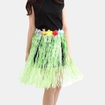 훌라치마 하와이수술치마 훌라스커트 파티 하와이안 댄스 : 엘라팡