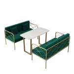 업소용 테이블 의자 카페 인테리어 탁자 세트 북유럽 1인용 소파 1장[색상메모란] : 헤이윤윤B