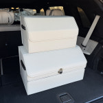 카인텍스 가죽 소형 트렁크정리함 보관함 SUV 제네시스 셀토스 G80 싼타페 캐스퍼 GV80 호환 : 카인텍스