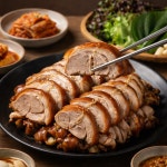 삼형제고기 흑마늘 순살 족발 250g 제로당 돼지 슬라이스 무뼈 : 삼형제고기