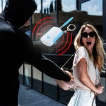 개인 방어 경보기 LED 라이트가 있는 비상용 키체인 충전식 자기 암 안전 호출 : 총알배송몰