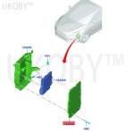 Yi h u 131.5/Fo x 15 1.0T 엔진 컴퓨터 보드 커버 F1F112A532AB에 적용 가능 : HALAAM