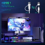 BESTISAN 블루투스 스피커 2채널 멀티미디어 RGB 레인보우 LED 게이밍 사운드바 : 쿄쿠소우 유한회사