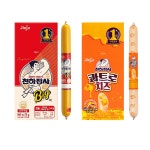 (주)진주랑푸드서비스한국사빅점 | 진주햄 천하장사 오리지널 빅 840g + 콰트로치즈 840g / 간식 소시지 소세지 : 푸드 아울렛