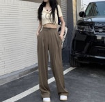 스마일라운지 하이웨스트 핀턱 와이드 팬츠 : 스마일 라운지