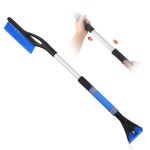 레리톤 27-33인치 스노우 브러시 및 탈착식 아이스 스크레이퍼, 인체공학적 폼 그립 가능 범위 27인치 자동차 트럭 SUV용 겨울 액세서리... 