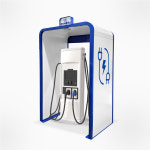 전기차충전소 C형 캐노피 경기도형 캐노피 완속형 충전기 비가림 주차장 주문제작 캐노픽스 : 주식회사 서진기업