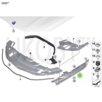 오른쪽 앞 후드 씰 씰링 스트립 왼쪽 벽 51767347399 51767347400 : GREENARE