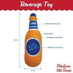 NFL 디트로이트 라이온스 맥주병 플러시 개와 고양이 스퀴크 - 고양이를 위한 가장 귀여운 스타디움 소다 병 간식 , 이너 스퀴커와 아름다운... 