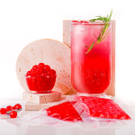 버블펄스 핑크 타피오카 펄 (딸기펄) 60g, 25개입 [국내제조] : 카페57몰