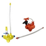 수열 정수기 액세서리(노란색) 감압 가금류 장치 장비 치킨 1세트 조절기 음용 수압 하우스 농장 M Yellow : 유카셀렉7