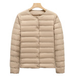 [하루비나] 소르베 오리털 경량 패딩점퍼 (파우치포함) 여성 겨울 기능성 집업자켓 빅사이즈 : 하루비나