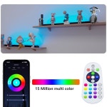 설정용 LED, 키보드 조명 플러그인, 화이트 및 밀리언 컬러 바이어스 조명, 무선 리모컨, 방 장식용 알렉사 스마트 LED PC TV(24 : 에이벨하우스