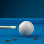 당구대 큐볼 포인트 지속적인 위치 표시기 1장 정확한 샷 배치 홈 바 클럽  연습용 : 오지샵인