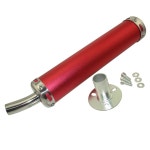 오토바이 스쿠터 피트 더트 바이크용 오우유노우 60x280mm 모터사이클 배기 머플러 : 하루바이템