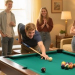 싱크샷 풀 큐 - 스틱, 58인치 18인치 19온스 메이플 우드 프로 당구 선수용, 바 및 홈 당구장용 스틱 1 Piece (18oz Red) : 브리엘하우스