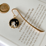 별밤친구들 금속 책갈피 고양이 토끼 감성 금속 북마크 선물추천 : 장신구