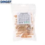 1/2W 1W 2W 3W 저항 5% 메탈 필름 모음 키트 세트 30종 각 5/10개 1R~750R 1K~820K 옴 1R 750R 1K 820K : 몽키루프