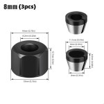 68mm 트리머 너트 척 14mm 척 너트 세트 밀 컨버전 슬리브 밀링 커터 액세서리 재킷 : berane6744a