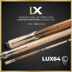 루카시 LUX64 내추럴 버드아이 메이플 / 블루 스테인드 당구장 큐 스틱 : 브리엘하우스