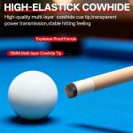 싱크샷 풀 큐 스틱 - 스틱, 당구장 바 및 가정용 58인치 프로페셔널 18~21온스 당구 캐나다 메이플 우드 4종 세트 1 Yellow Green Black... 