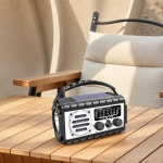 손잡이식 비상 라디오, SOS 알람 태양광 날씨 : 우현상사4