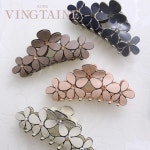 VINGTAINE L H7692-PK- [반텐] 밴스 클립 플라워 큰 사이즈 헤어 클립 헤어 액세서리 어른 캐주얼 심플 : regalo shop