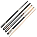히온진 풀 큐 11.5mm 팁, 보호 커버 팁 메이플 실리콘 슬리브 키트 3 패드 팁(D) Black : 브리엘하우스
