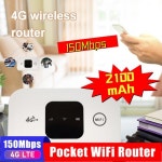 H5577 4G 포켓 WiFi 라우터 휴대용 모바일 핫스팟 150Mbps 4G 무선 라우터(SIM 카드 슬롯 포함) 넓은 적용 범위 광대역 : 나만의구대몰