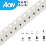 100개 0603 1% SMD 1/10W 칩 저항기 0ohm-10M 0R 1K 4.7K 4K7 1 1R 220R 330R : 아온무역co
