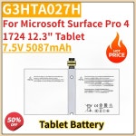 Microsoft Surface Pro 4 1724 12.3인치 태블릿용 새 교체용 태블릿 배터리 7.5V 5087mAh G3HTA027H : 라인코퍼레이션