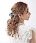 [반텐] VINGTAINE 카멜리아 밴스 클립 로즈 에나멜 우아한 화려한 꽃 사무실 헤어 액세서리 H7203-NY- : regalo shop
