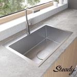 AK 스테디6548 엠보 코팅 리폼 교체 사각싱크볼 일반배수구 : AK Korea