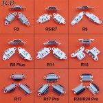 JCD USB 충전 도크 포트 충전기 커넥터 플러그 OPPO R3 R5 R7 R11 R9 R9 플러스 R11 R15 R17 R20 R20 프로 2 개 : 분당플렉스32