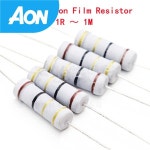 10개 5W 탄소 필름 저항기 5%  1R ~1M 2.2R 10 22 47 51 470R 1K Ohm DIP : 아온무역co