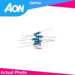 저항 금속 필름 1R 2R  3R  4.7R  10R  220R  1K  23.3K  22K  100K-10M  3W  10 개 : 아온무역co