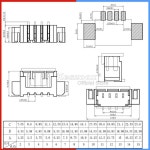 Molex 1.25mm 피치 SMT 수직 소켓 플러그 헤더 커넥터 by Keszoox 53398/53261 시리즈 (02–08 1071) 마이크로 드론 DIY용 : 분당플렉스34