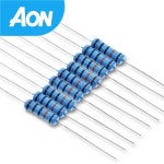 50개 1/2W 0.5W 1R - 1M 금속 필름 저항기 1% 2R 47R 330R 2k 1K 4.7K 51 62 75 120 옴 K Ω : 아온무역co